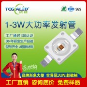 LED發光二 管1-3W大功率紅外線發射管方形850NM-940NM